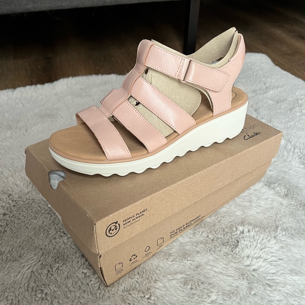 Clarks Nude Sandals